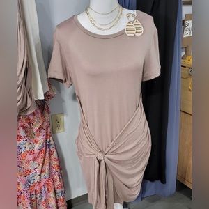 Mocha Tie Knot Dress